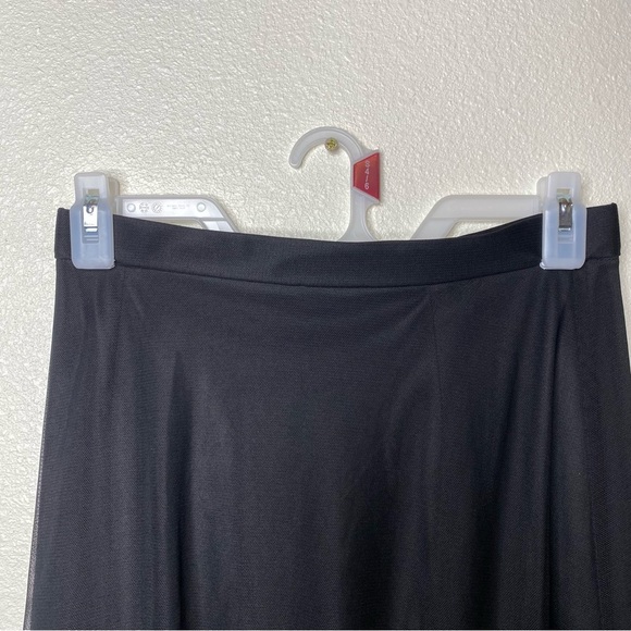 JS Collections Size 6 Black Sheer Lined Long Victorian Formal Maxi Skirt EUC - Picture 5 of 7